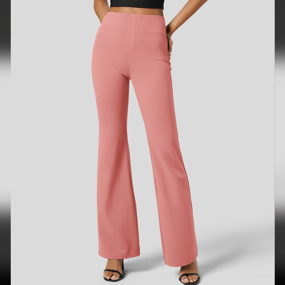OFFERS OPEN! Small HALARA pants pink flare HALARA Rose Pink Boot-Cut Flare Pants
